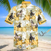 Unijames Personalized Appaloosa Horse Yellow Hibiscus Hawaiian Shirt
