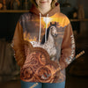 UniJames Personalized Western Tooled Leather Horse 3D Hoodie