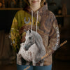 Unijames Personalized Appaloosa Horse Wood Grain Meadow Hoodie