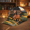 Unijames Personalized  Horse Ranch Landscape Leather Style Cap