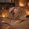 Unijames Personalized Western Horse Leather Style Cap