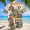 Unijames American Quarter Horse Tropical Floral Hawaiian Shirt