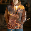 UniJames Personalized Western Tooled Leather Horse 3D Hoodie
