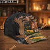 Unijames Personalized  Horse Ranch Landscape Leather Style Cap