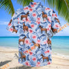 Unijames Floral American Quarter Horse Lover Hawaiian Shirt