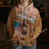 Unijames Personalized American Quarter Horse Farm Texture Hoodie