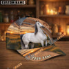 Unijames Personalized Sunset Zipper Horse Portrait Cap