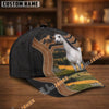 Unijames Personalized  Horse Ranch Landscape Leather Style Cap