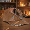 Unijames Personalized Western Horse Leather Style Cap