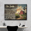 Uni Amazing Grace Barn Premium Custom Family Name Canvas