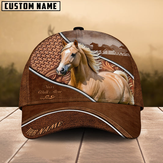 Uni Palomino Never Walk Alone Personalized Name Cap