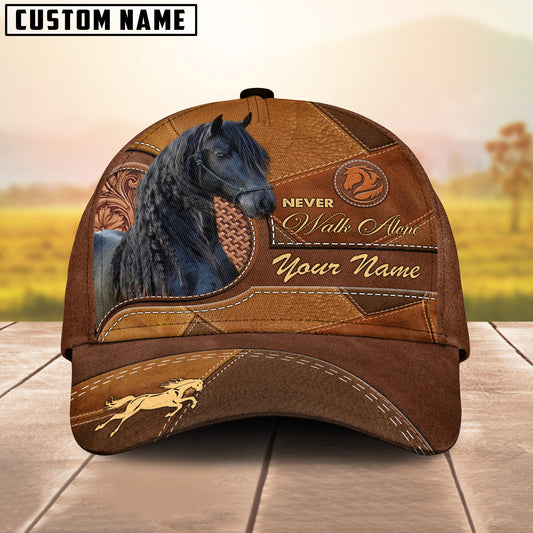 Unijames Friesian Never Walk Alone Personalized Name Cap