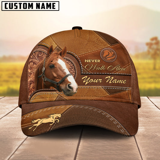 Unijames Thoroughbred Never Walk Alone Personalized Name Cap