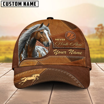 Unijames Appaloosa Never Walk Alone Personalized Name Cap