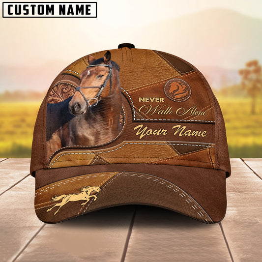 Unijames Warmblood Never Walk Alone Personalized Name Cap