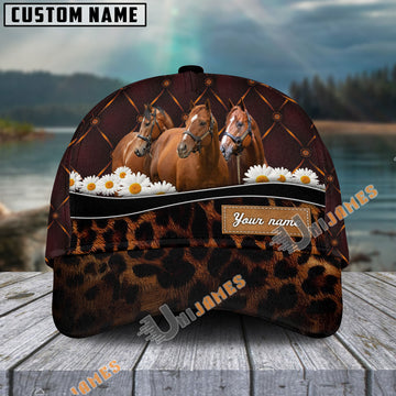 Unijames Thoroughbred Happiness Sunflower Personalized Name Cap