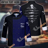 Unijames Scratch Knife Multicolor Option Custom Name Long Sleeve Chef Jacket (4 Colors)