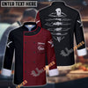 Unijames Scratch Knife Multicolor Option Custom Name Long Sleeve Chef Jacket (4 Colors)