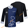 Unijames Love Chef Multicolor Option Custom Name Long Sleeve Chef Jacket (4 Colors)