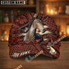 Unijames Personalized Horse Carving Brown Pattern Style Cap (9 Breeds)