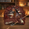 Unijames Personalized Horse Carving Brown Pattern Style Cap (9 Breeds)