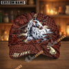 Unijames Personalized Horse Carving Brown Pattern Style Cap (9 Breeds)