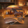 Unijames Personalized Horse Herd Sunset Background Cap (9 Breeds)