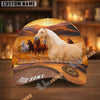 Unijames Personalized Horse Herd Sunset Background Cap (9 Breeds)