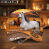 Unijames Personalized Horse Herd Sunset Background Cap (9 Breeds)