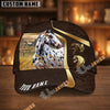 Unijames Personalized Horse Dark Brown Carving Gold Line Pattern Cap (9 Breeds)