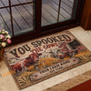 Uni Rustic You Spoke The Cow Custom Name And Year Cow Welcome Doormat (10 Breeds)