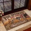 Uni Rustic You Spoke The Cow Custom Name And Year Cow Welcome Doormat (10 Breeds)