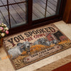 Uni Rustic You Spoke The Cow Custom Name And Year Cow Welcome Doormat (10 Breeds)