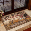 Uni Rustic You Spoke The Cow Custom Name And Year Cow Welcome Doormat (10 Breeds)