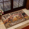 Uni Rustic You Spoke The Cow Custom Name And Year Cow Welcome Doormat (10 Breeds)