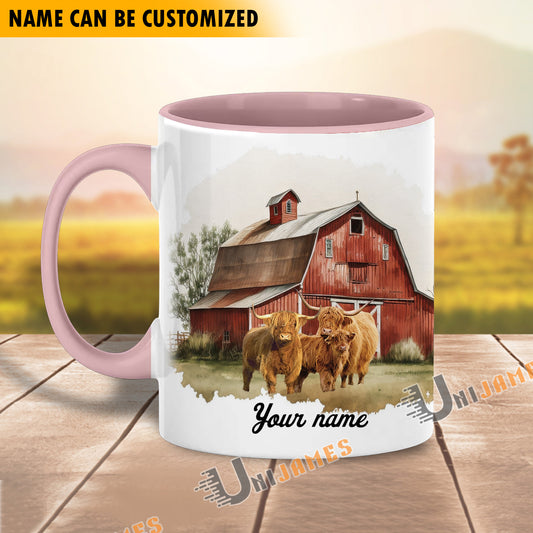 Uni Our Farm, Our Herd Personalized Name Mug (10 Cattle Breed)