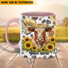 Uni Personalized Blooming Herd Custom Cow & Sunflower Mug