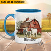 Uni Our Farm, Our Herd Personalized Name Mug (10 Cattle Breed)