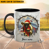 Uni Personalized Name Christmas Farmyard Mug (14 Cattle Breeds)