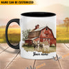 Uni Our Farm, Our Herd Personalized Name Mug (10 Cattle Breed)