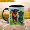 Uni Personalized Name Cow Mug for Farm Animal Lovers