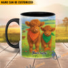Uni Personalized Name Cow Mug for Farm Animal Lovers