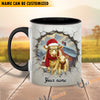 Uni Personalized Name Christmas Farmyard Mug (14 Cattle Breeds)