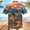 Unijames Personalized Morgan Horse Farm Hawaiian Shirt