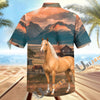 Unijames Personalized Palomino Horse Farm Hawaiian Shirt