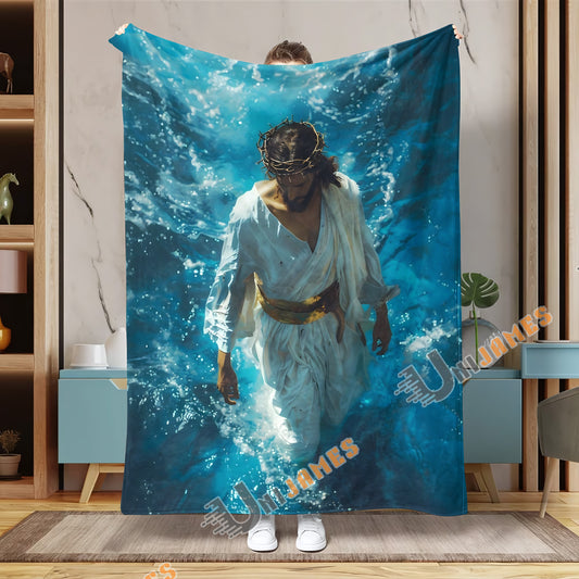 Unijames Heaven’s Tide – Christ Walking on Water Blanket