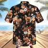 Unijames Horse Lover Tropical Floral Dark Hawaiian Shirt