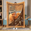 Uni Personalized Faith, Family & Farming Farm Blanket (10 Cattle Breeds)