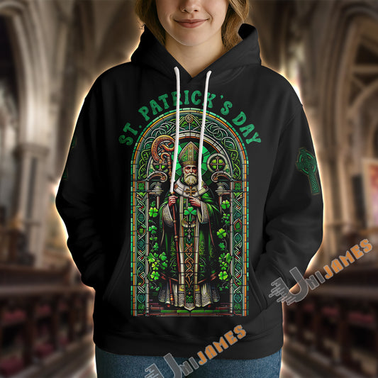 Unijames St. Patrick’s Day Blessing 3D All-Over Print Hoodie