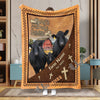 Uni Personalized Faith, Family & Farming Farm Blanket (10 Cattle Breeds)